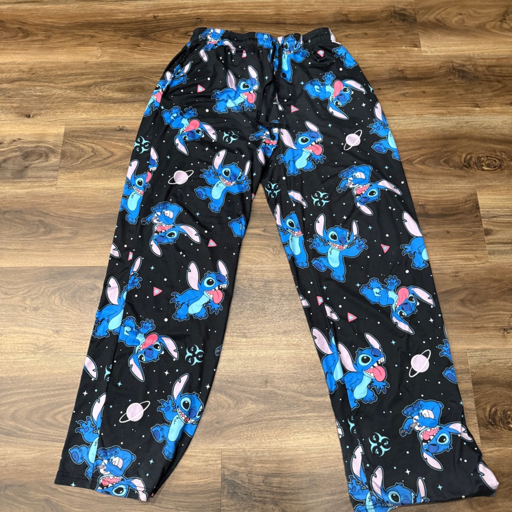 Disney Stitch Character unisex size M Pajama Pants. Lightweight. Gently used.
